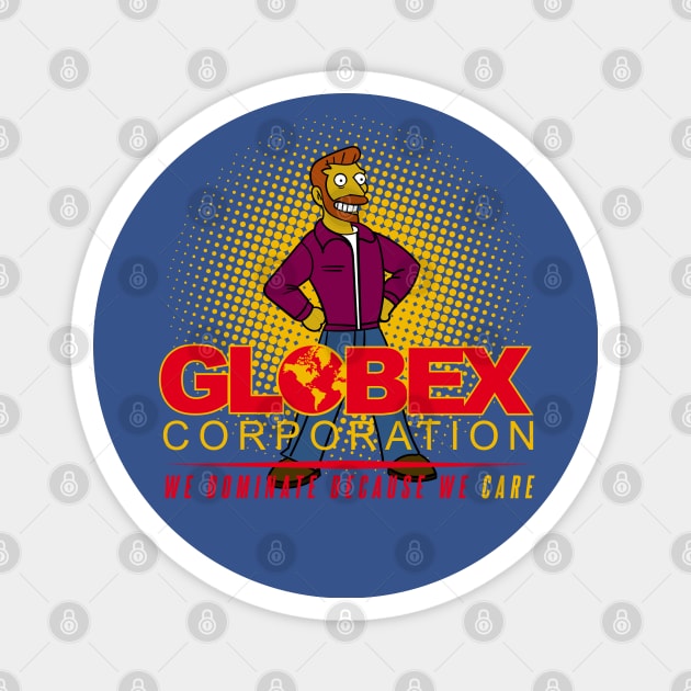 Hank Scorpio Globex Corporation Magnet by Meta Cortex